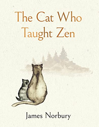 Book cover: two cats silhouetted against a misty forest landscape.