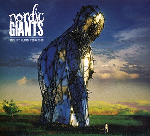 CD cover: wireframe figure illuminated against a sunset sky.