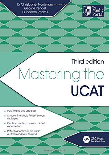 Green book cover with white text: "Mastering the UCAT, Third edition".