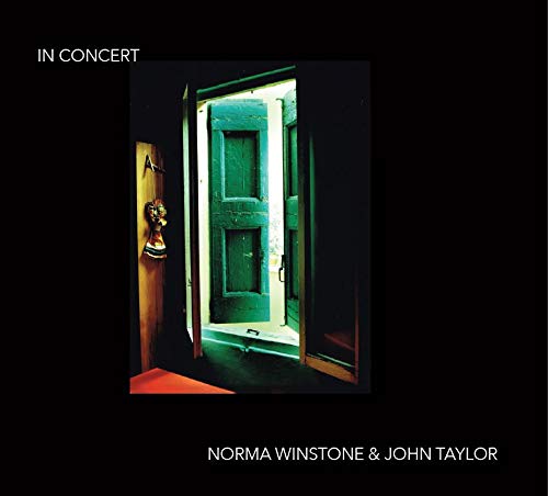 "CD cover with an image of an open door on a black background."