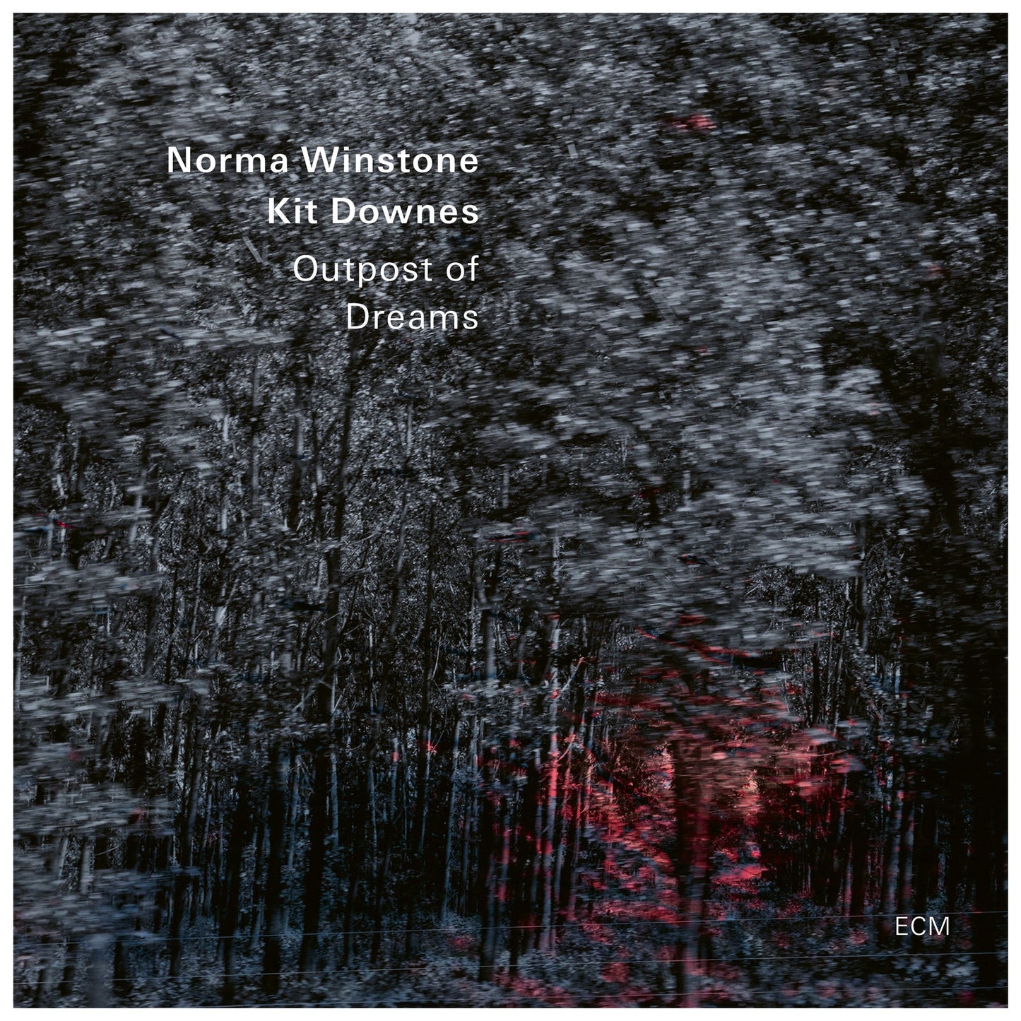 CD cover for Norma Winstone & Kit Downes’ “Outpost of Dreams” album.