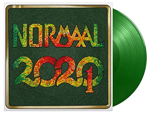 Normaal" album cover and green vinyl record shown together.