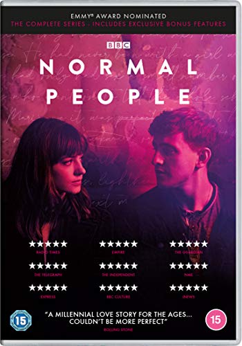 Normal People" DVD cover featuring two young people looking downwards.