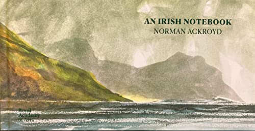 A watercolor landscape painting of Irish mountains and sea with the book title text.