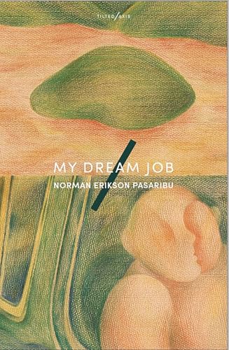 Book cover with abstract painting of a person and green shapes.
