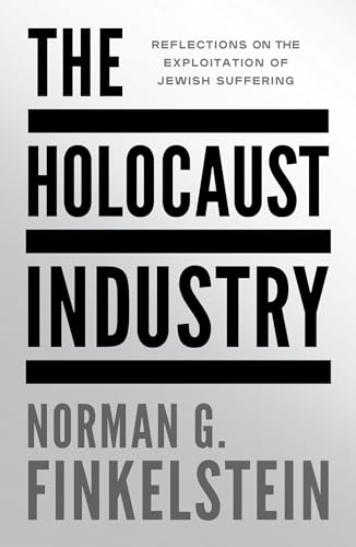 Book cover titled The Holocaust Industry by Norman G. Finkelstein on a white background.