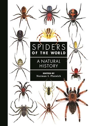 Book cover featuring detailed illustrations of various spider species.