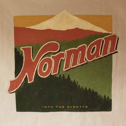 CD cover with a mountain, forest, and the name "Norman" in red.