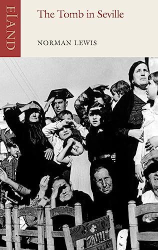 Book cover: "The Tomb in Seville" with a black and white crowd photo.