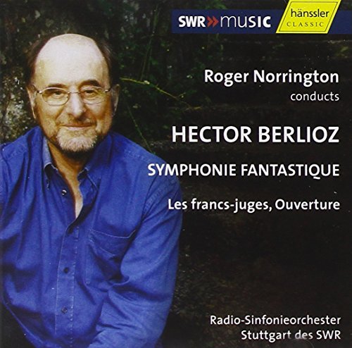 CD cover featuring conductor Roger Norrington and text: "Symphonie Fantastique.