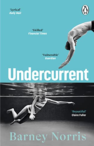 Book cover showing a person diving into water above a person swimming underwater.