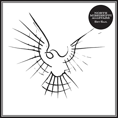 North Mississippi Allstars “Set Sail” vinyl album cover with a bird illustration.