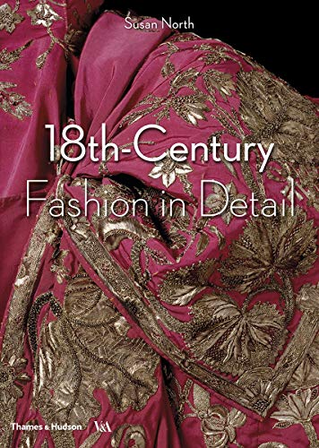 Book cover showing close-up of folded pink fabric with intricate gold floral embroidery.