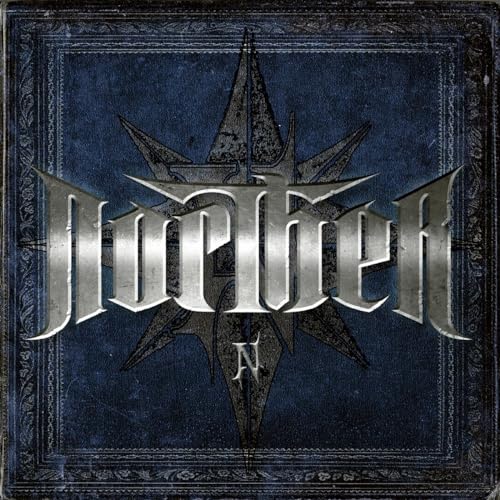 Norther album cover: dark blue with silver metallic band logo and star.