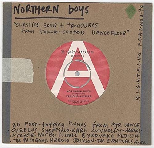 CD cover for “Northern Boys Classics Gems & Treasures” with a red record label.