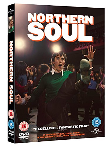 DVD cover for Northern Soul showing a young man dancing in a crowded club.