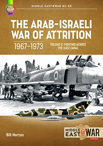Book cover: “The Arab-Israeli War of Attrition” featuring a fighter jet.