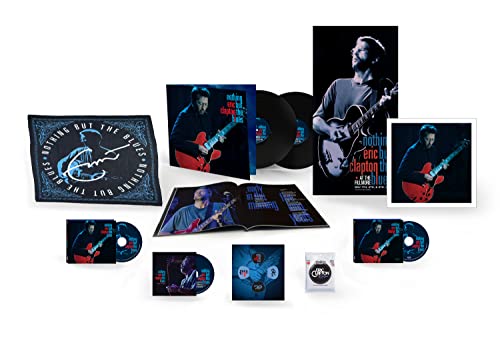 Eric Clapton "Nothing But The Blues" Blu-ray box set with guitar images.