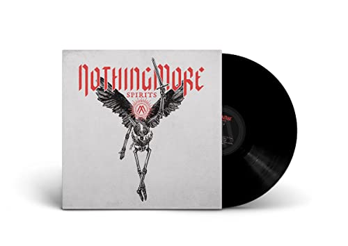 Nothing More “Spirits” vinyl record with skeletal angel cover art.