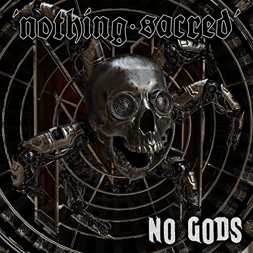 CD cover: robotic skull with spider-like limbs against a dark, circular design.
