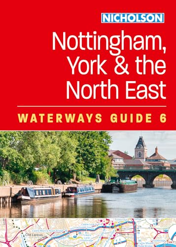 Nicholson Waterways Guide 6 cover featuring canal boats on a river and a map.