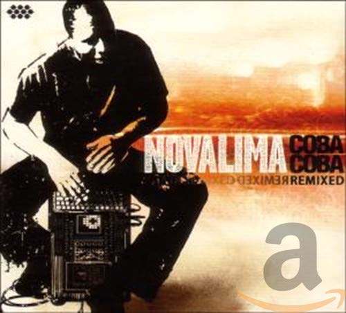CD cover for Novalima’s “Coba Coba” featuring a musician and percussion.