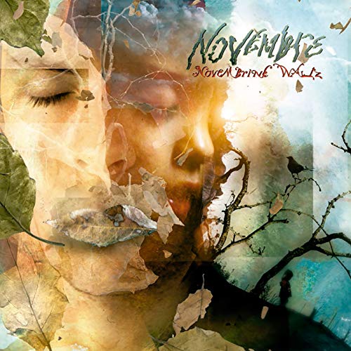 Collage album cover featuring a face, branches, and butterflies.