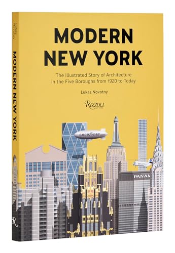 Book cover: “Modern New York” with illustrated city skyline.