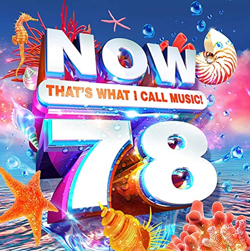 “NOW 78” album cover with colorful underwater imagery and large text.