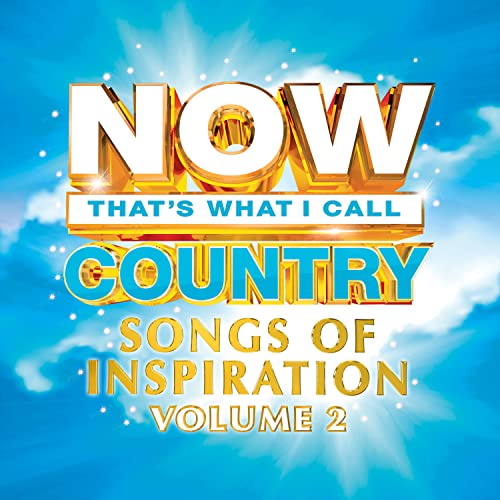 CD cover for “Now Country Songs of Inspiration Volume 2” with gold lettering.