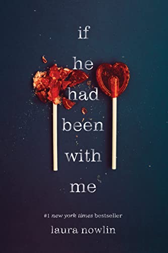 Book cover: broken and whole red heart-shaped lollipops on dark blue.