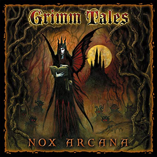 CD cover art: dark fantasy scene with a winged figure and castle.