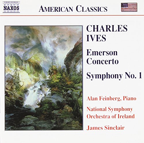 A CD cover featuring a waterfall painting and text describing the music.