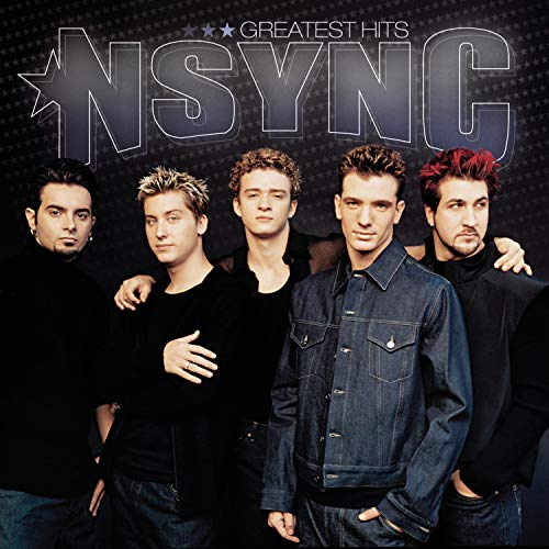 *NSYNC's “Greatest Hits” CD cover featuring the five band members.