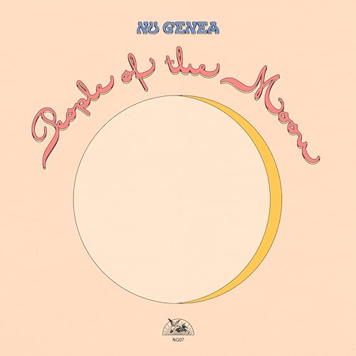 Album cover for Nu Genea’s “People Of The Moon” with a crescent moon.