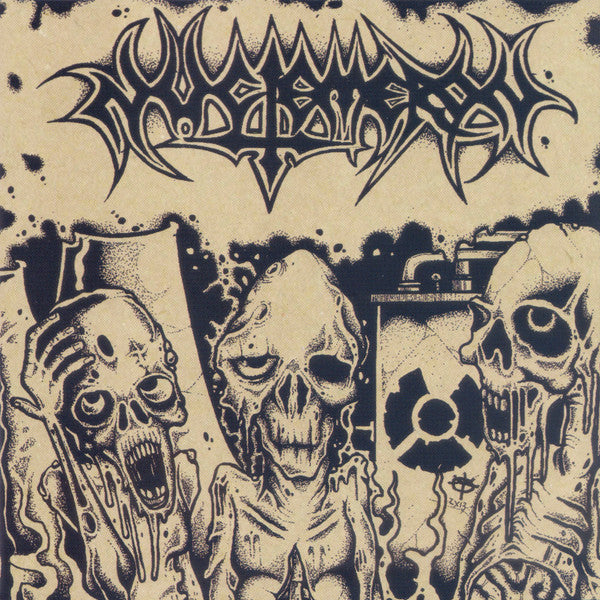 CD cover: dark, detailed illustration of skulls and distorted faces.