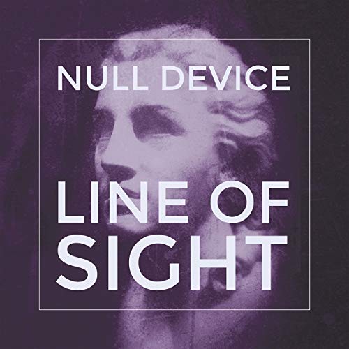 CD cover for Null Device’s “Line Of Sight” featuring a marble bust.