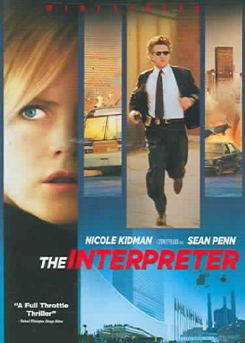 DVD cover for "The Interpreter" featuring Nicole Kidman and Sean Penn.