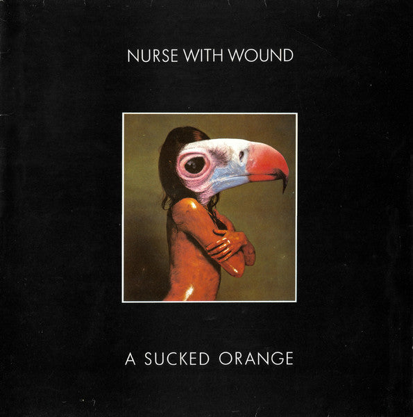 Album cover: humanoid figure with a bird’s head, orange skin tone.