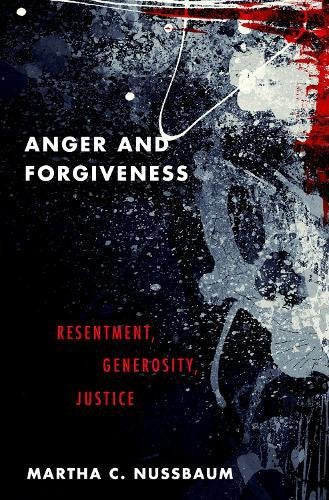 Book cover with distressed texture, title “Anger and Forgiveness” and author’s name.