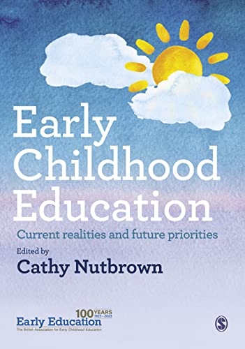 Book cover: "Early Childhood Education" with sun and clouds illustration.