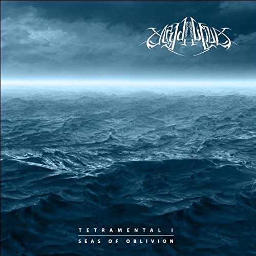 Album cover for "Seas Of Oblivion" featuring stormy ocean and band logo.