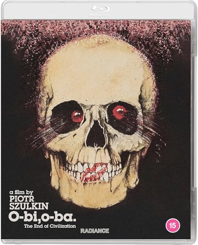 Blu-ray cover featuring a skull with red eyes and lipstick smile.