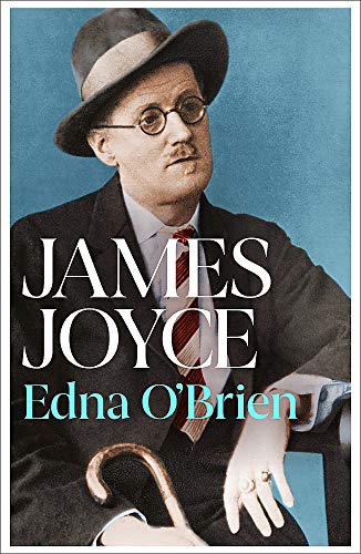 Book cover featuring a portrait of James Joyce in a hat and glasses.