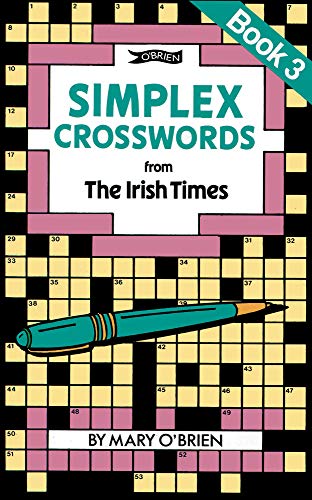Crossword puzzle book cover with a green pencil and “Book 3” banner.