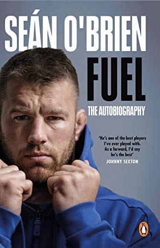 Book cover: “Fuel” autobiography by Seán O’Brien, featuring his portrait.