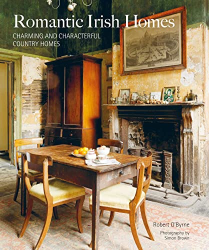Book cover featuring a rustic Irish dining room with a fireplace.
