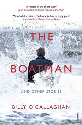 Book cover showing a man from behind, partially submerged in splashing ocean water.