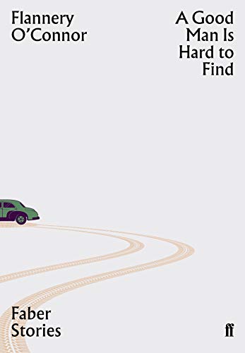 Book cover with a green car leaving tire tracks on a light grey background.