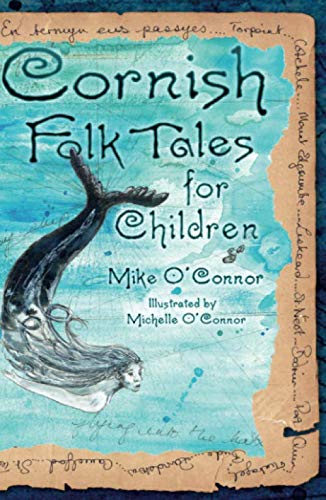 Book cover featuring a mermaid illustration on a blue background with torn paper edges.